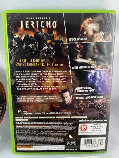 Clive Barker's Jericho:2