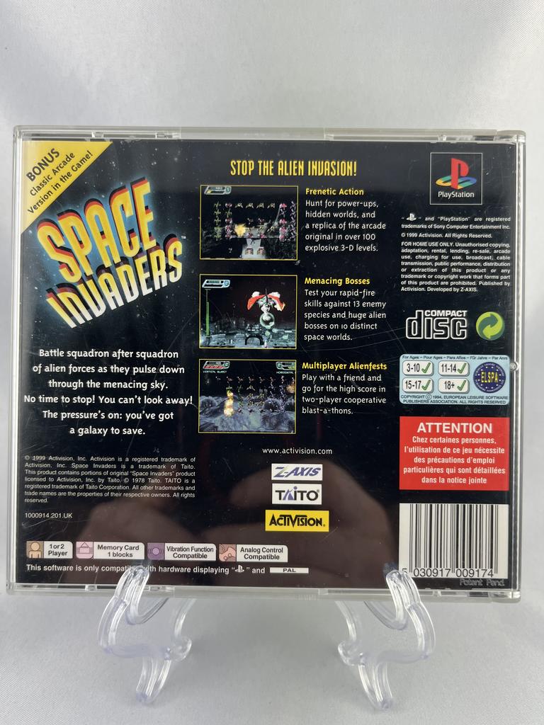 Space Invaders Playstation 1:002